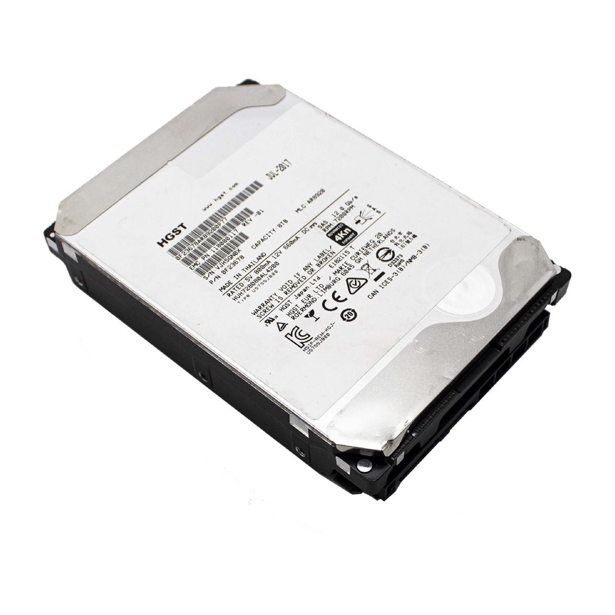 Hitachi Huh7280al4200 8tb Hard Disk HDD 3.5" SAS 128MB Cache Nas Server Pc_