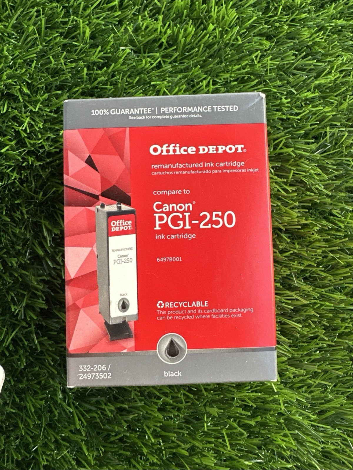Office Depot Brand for Canon PGI-250, Black Ink Cartridge - NEW in SEALED Box