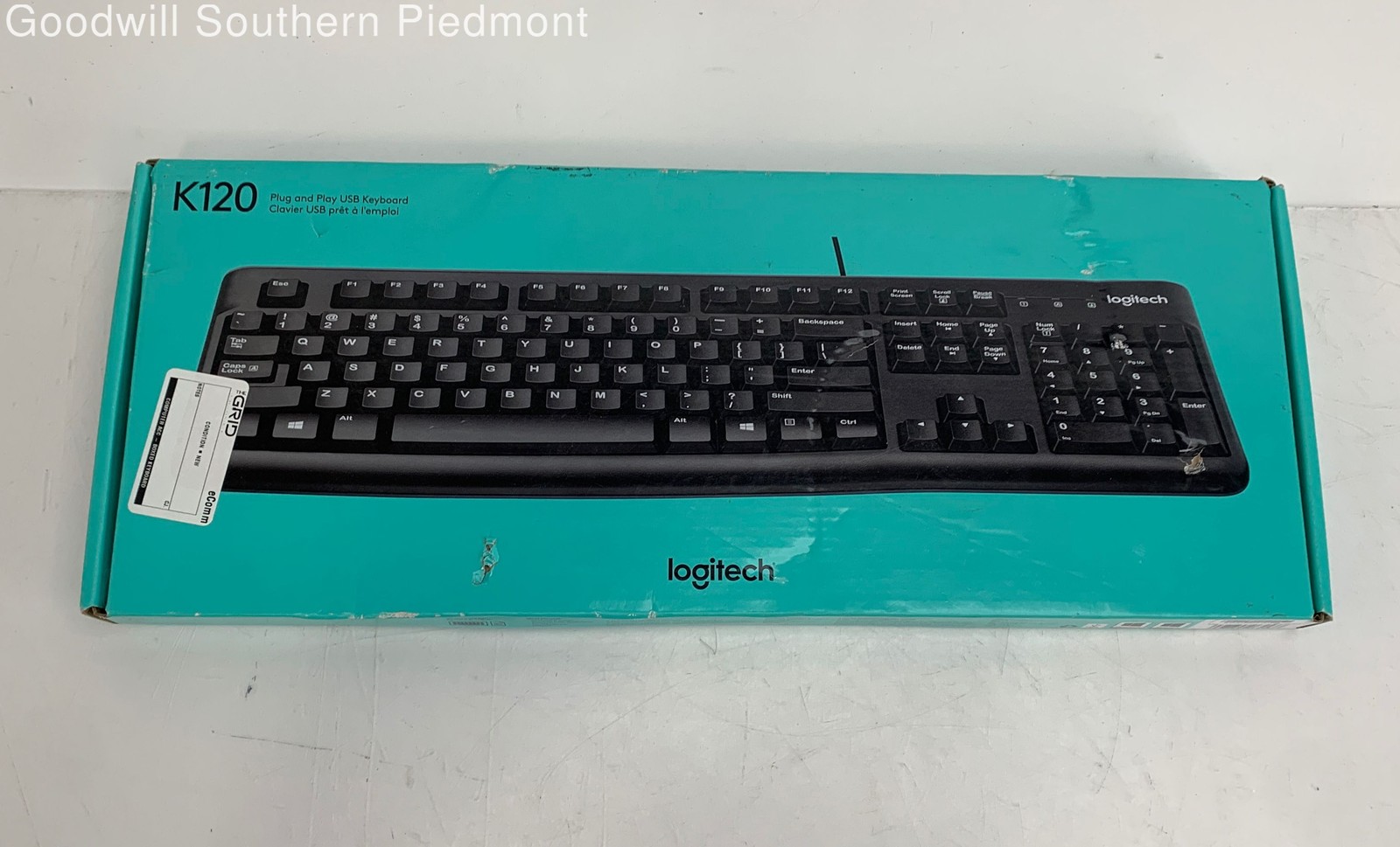 Logitech K120 USB Wired Membrane Keyboard - New