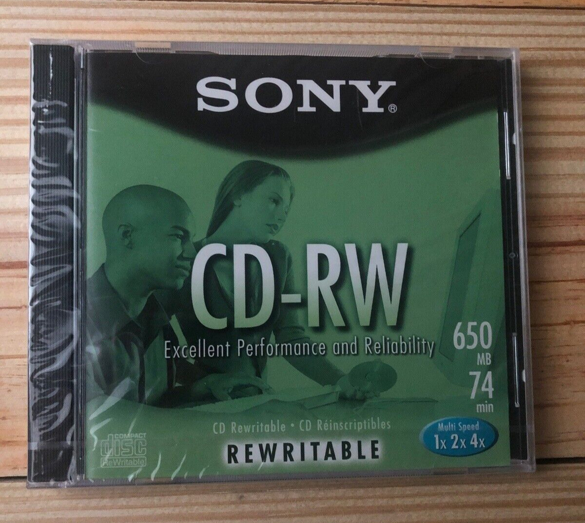 Sony CD-RW 650MB 74 min New Sealed
