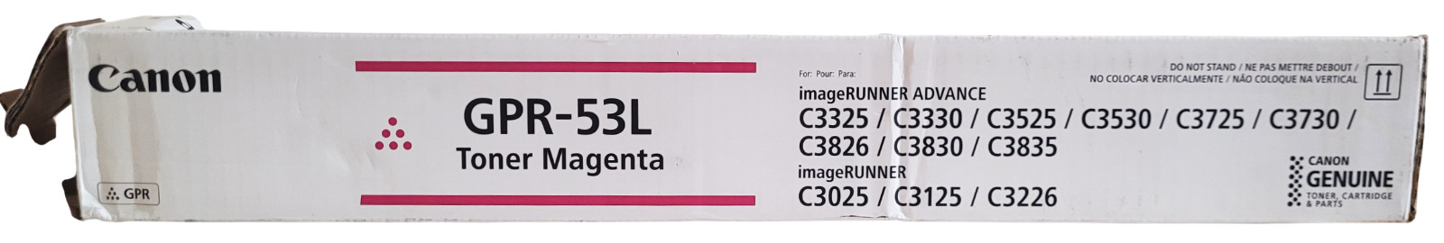Canon GPR-53L GPR53L Magenta Toner Cartridge WIth Open Box