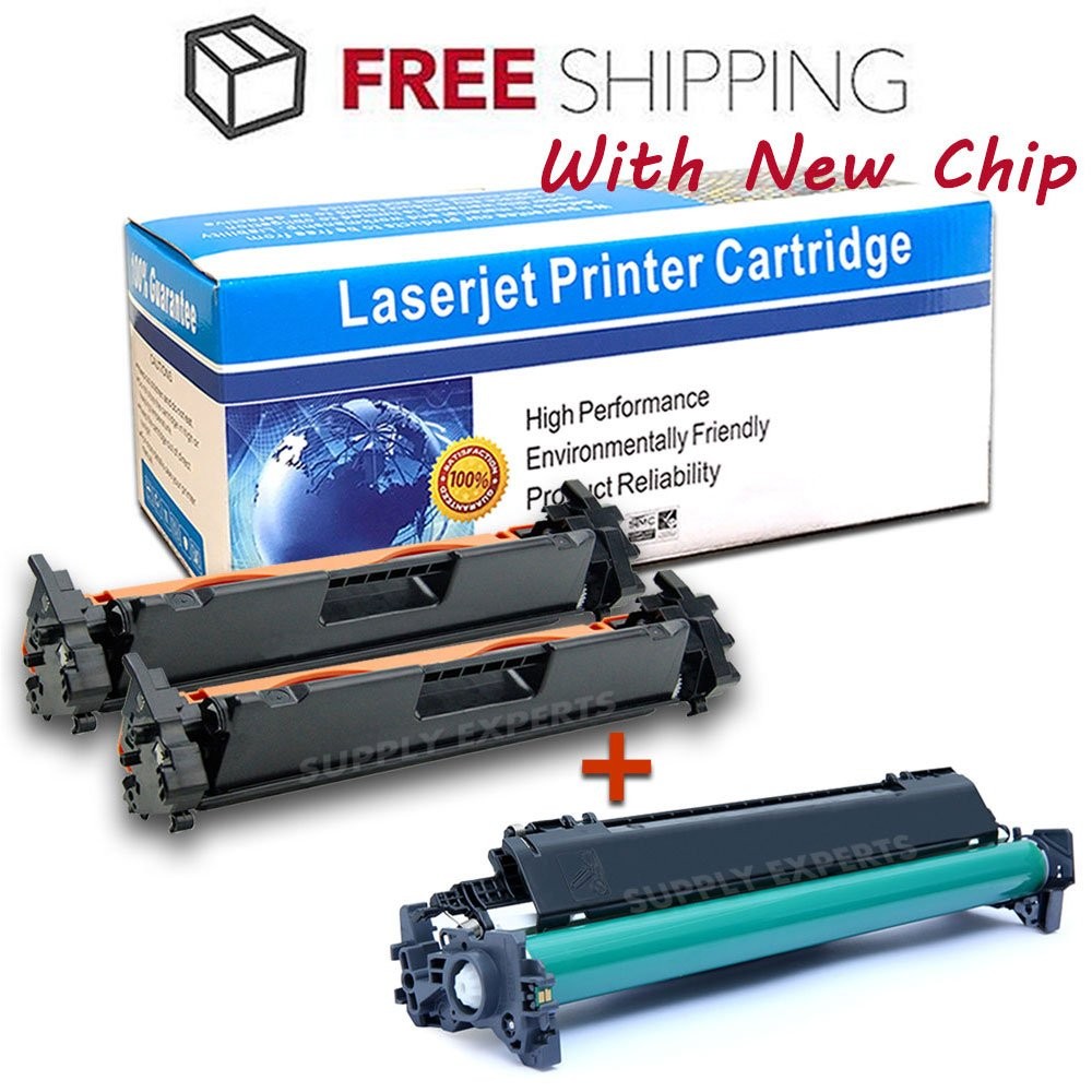 2x CF217A 17A Toner w/Chip + 1x CF219A Drum Kit for HP M102w M102a M130fn M130