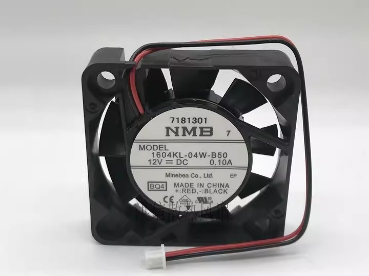 1PCS Brand New Genuine NMB 4010 1604KL-04W-B50 DC12V 0.10A 4cm 40*10mm 2-Wire