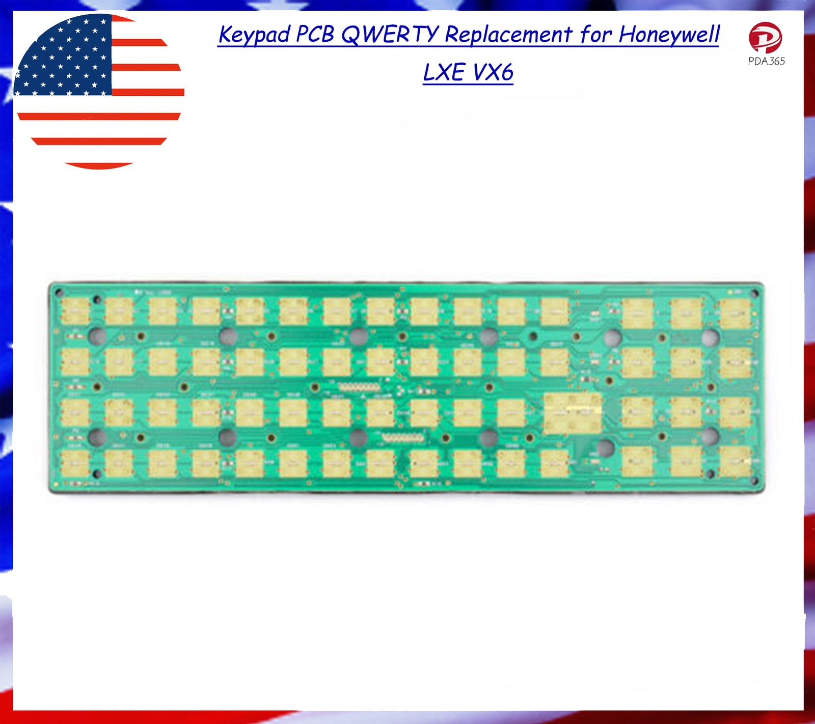 Keypad PCB QWERTY Replacement for Honeywell LXE VX6