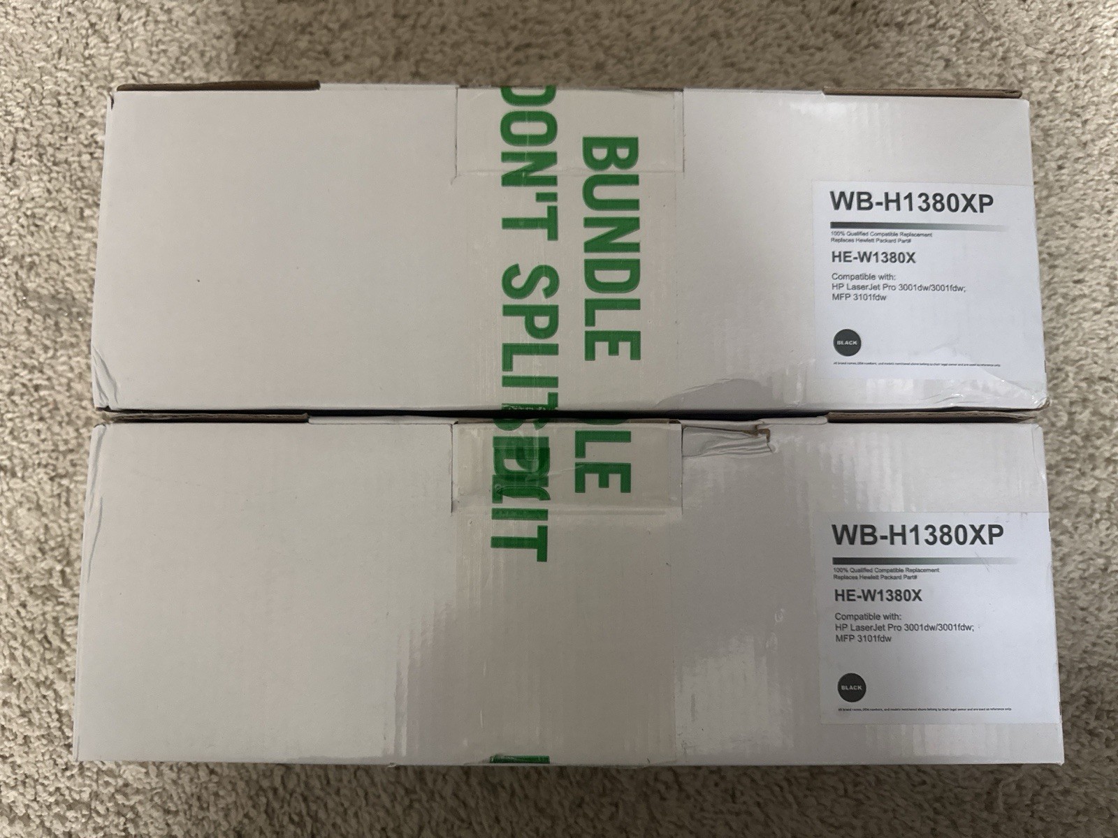 W1380X Toner Cartridge For Laserjet Pro 2 Pack