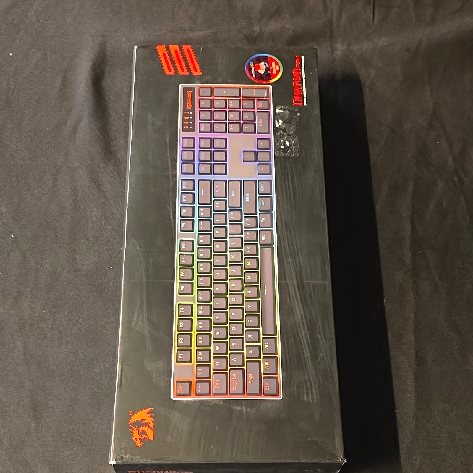Redragon DHARMA PRO 3-Mode Wireless Hot-Swappable RGB Mechanical Keyboard Black