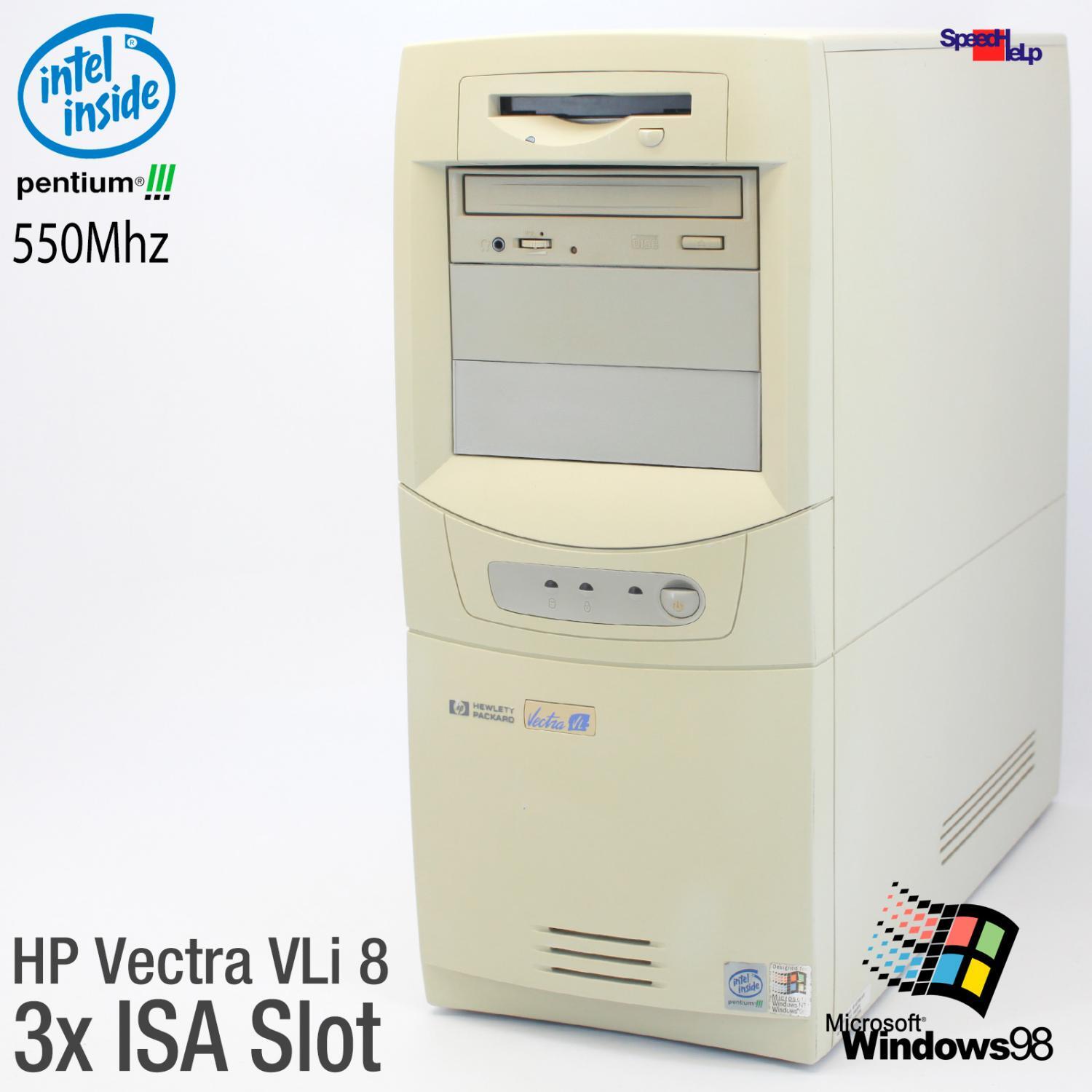 3X ISA Slot HP Vectra VLi8 D9743T Intel Pentium III 3 Computer PC Parallel W98