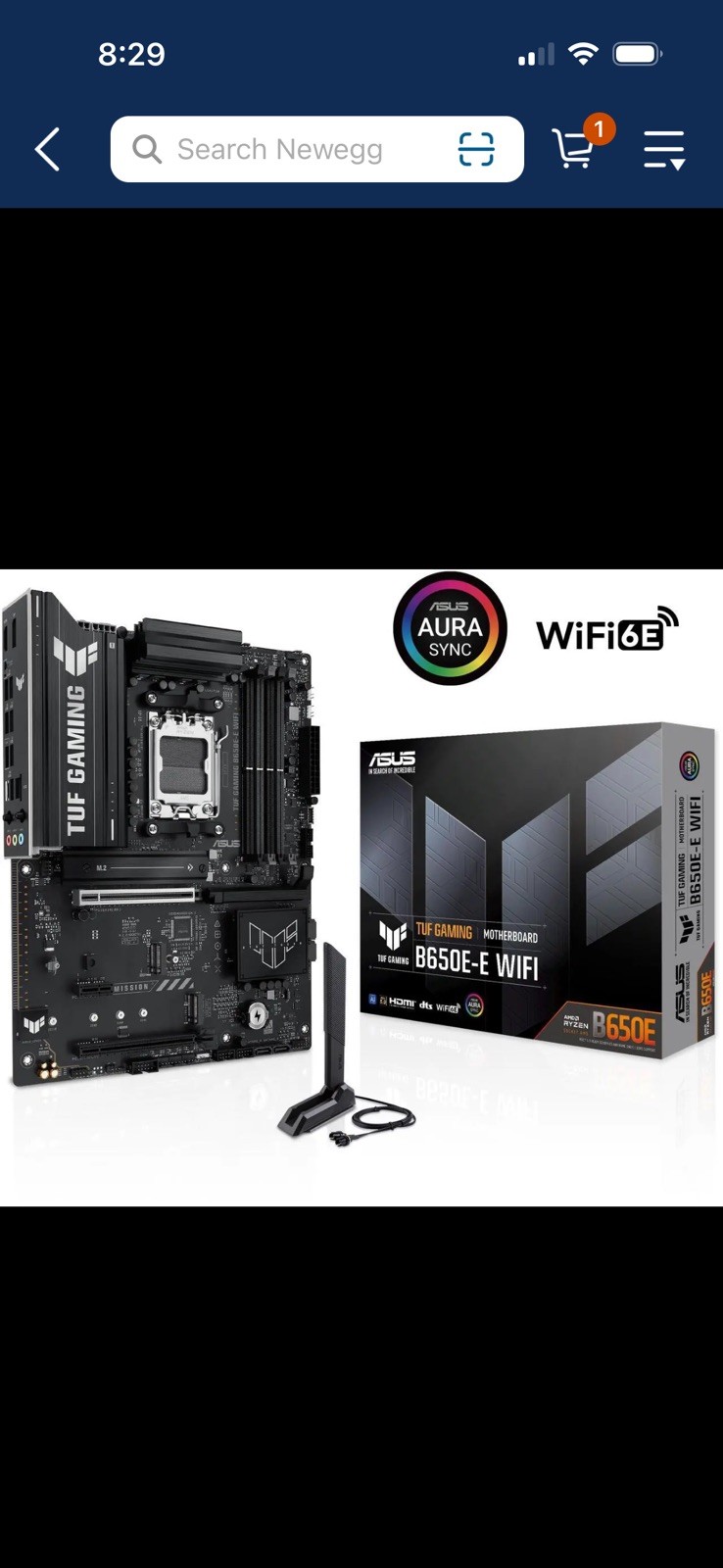 ASUS B650e AMD DDR5 Motherboard