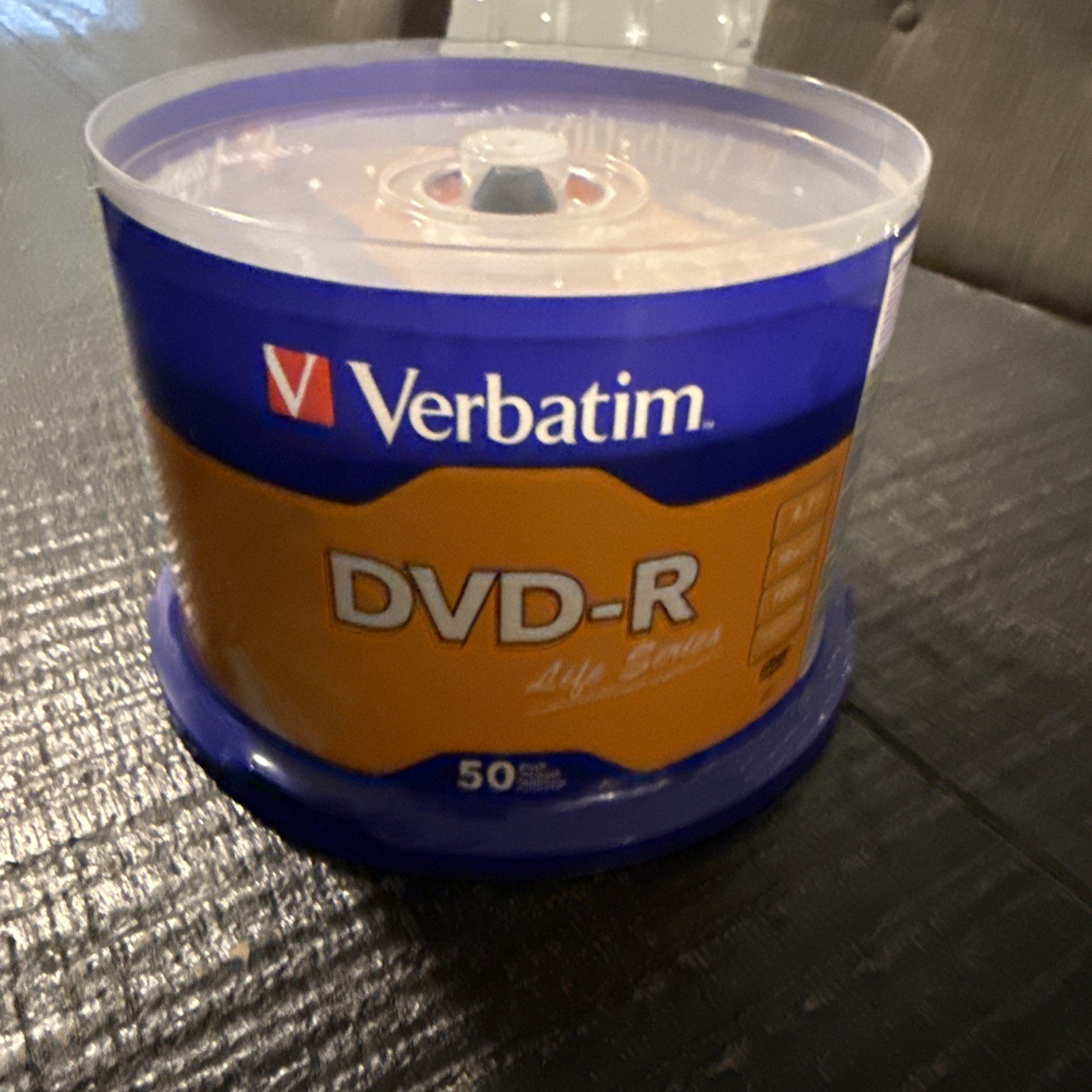 Verbatim (97176) DVD-R Life Series Storage Media 50 Pack - Brand New Sealed