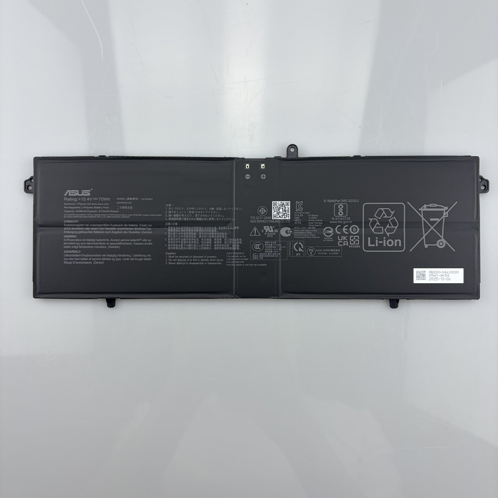 C41N2402 New Genuine Battery for ASUS Vivobook 18 M1807 M1807HA TP3407 TP3407SA