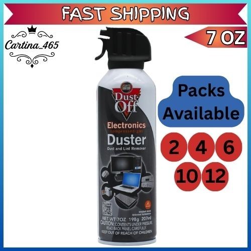 Falcon Dust-Off Compressed Gas Duster 10 oz *FAST SHIPPING & SEALED*