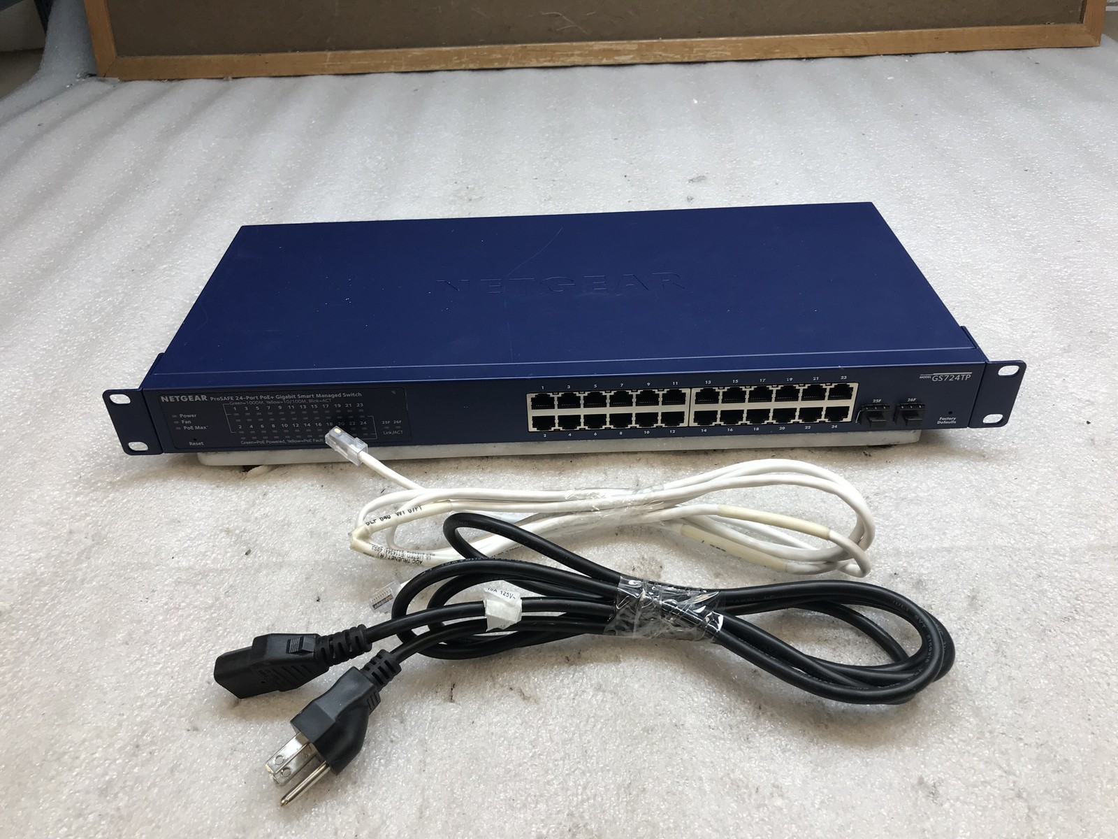 Netgear GS724TP v2 ProSafe 24-Port POE+ Gigabit Smart Managed Switch