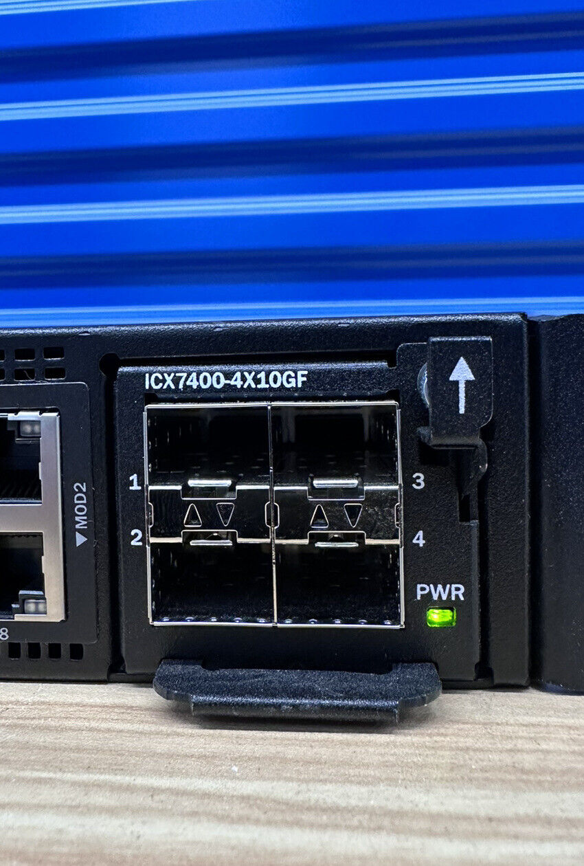 Brocade ICX7400-4X10GF ICX 7450 4-port 10-Gigabit SFP SFP+ Module