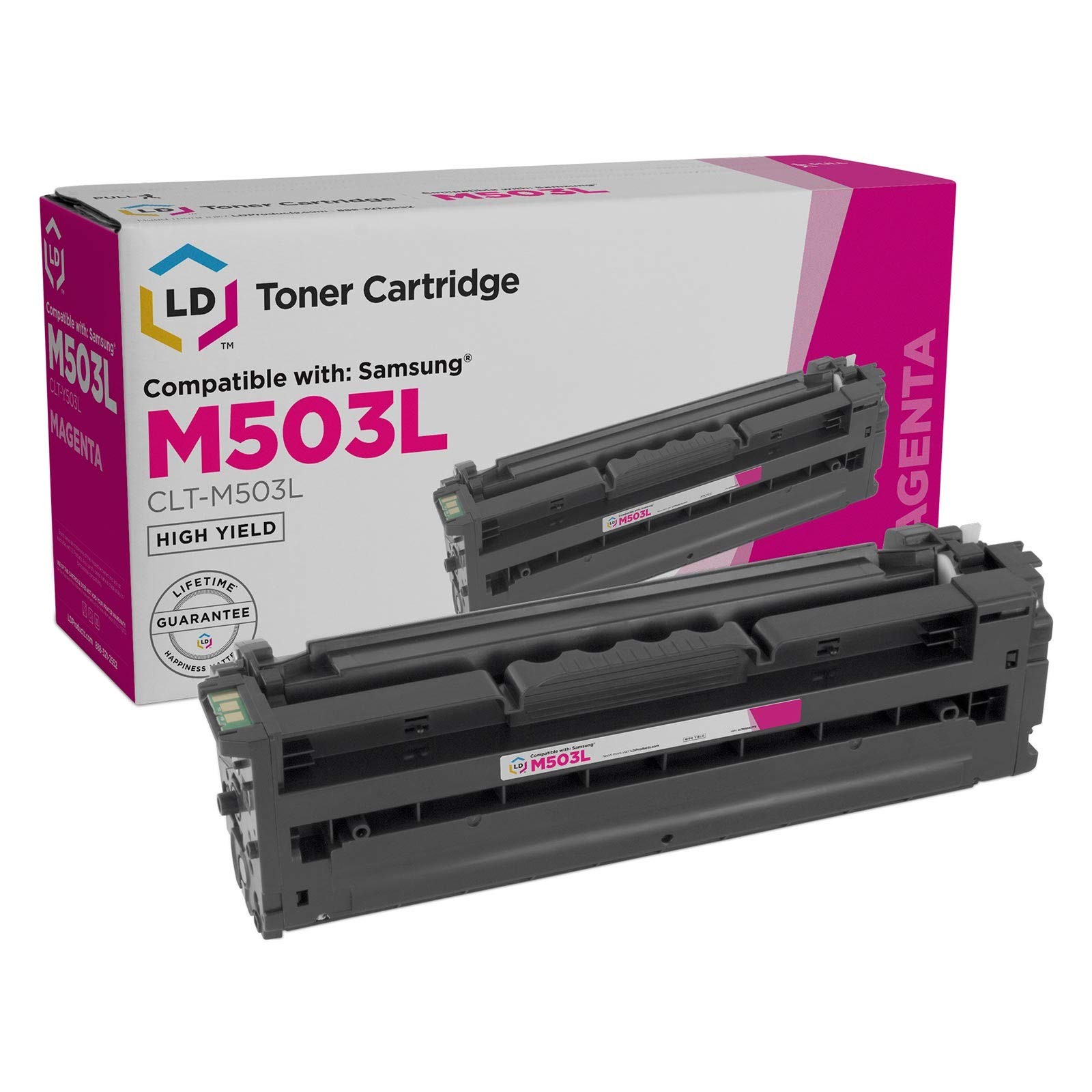 LD Products CLT503LCTS Magenta Compatible Toner Cartridge for Samsung