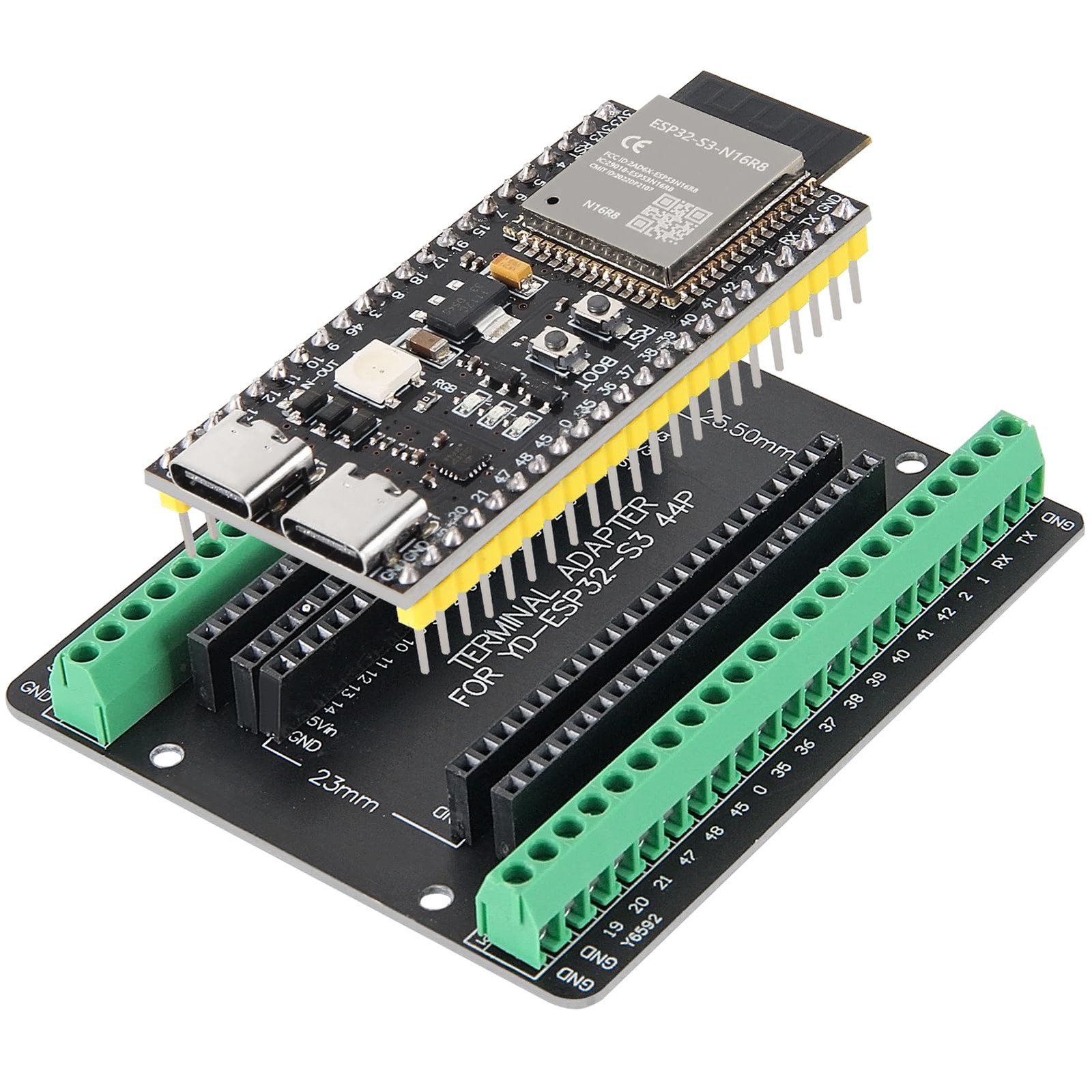 ESP32 S3 N16R8 Kit with 16MB Flash 8MB PSRAM ESP32-S3 44pin Expansion Boards ...