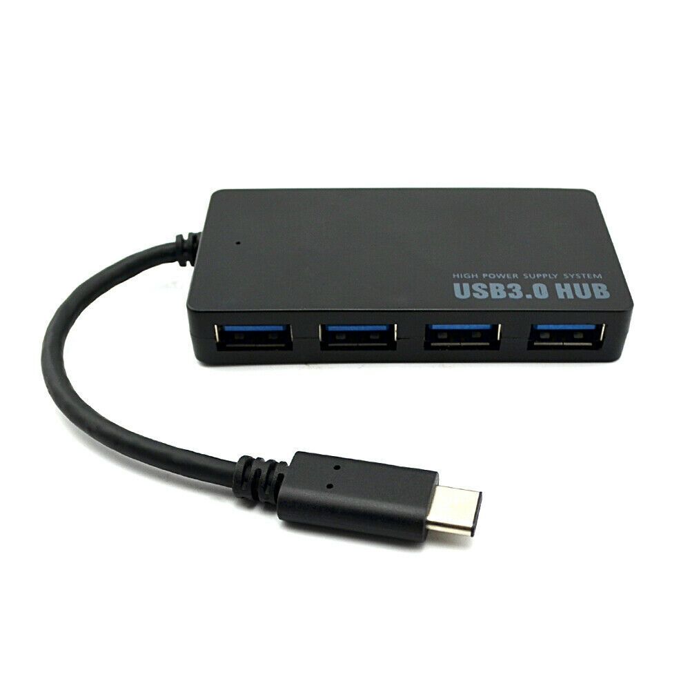 4-Port USB 3.0 Hub 5Gbps Portable Compact for laptops, mobile phones and tablets