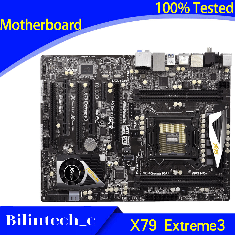 FOR ASROCK X79 Extreme3 X79 Motherboard Supports LGA2011 32GB DDR3 Intel