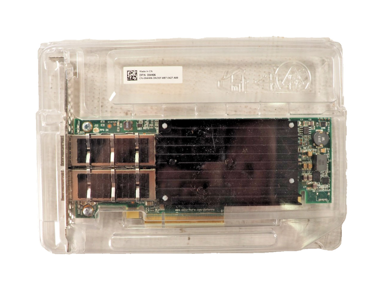 Dell SolarFlare SFN8042 Dual Port 40GBE Network Interface Card Low Profile 84H06