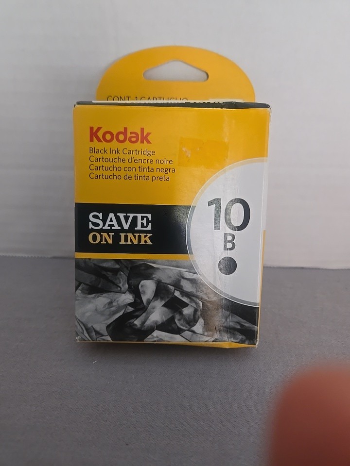 Genuine Kodak OEM 10B (1163641) Black Ink Cartridge 10B Sealed Box NEW