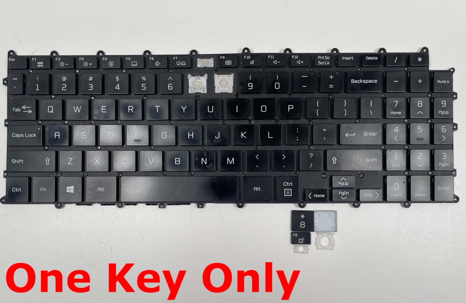 LG Gram 16T90P-K.AAB8U1( SN8001B) US Keyboard One Key Cap + Hinge Original
