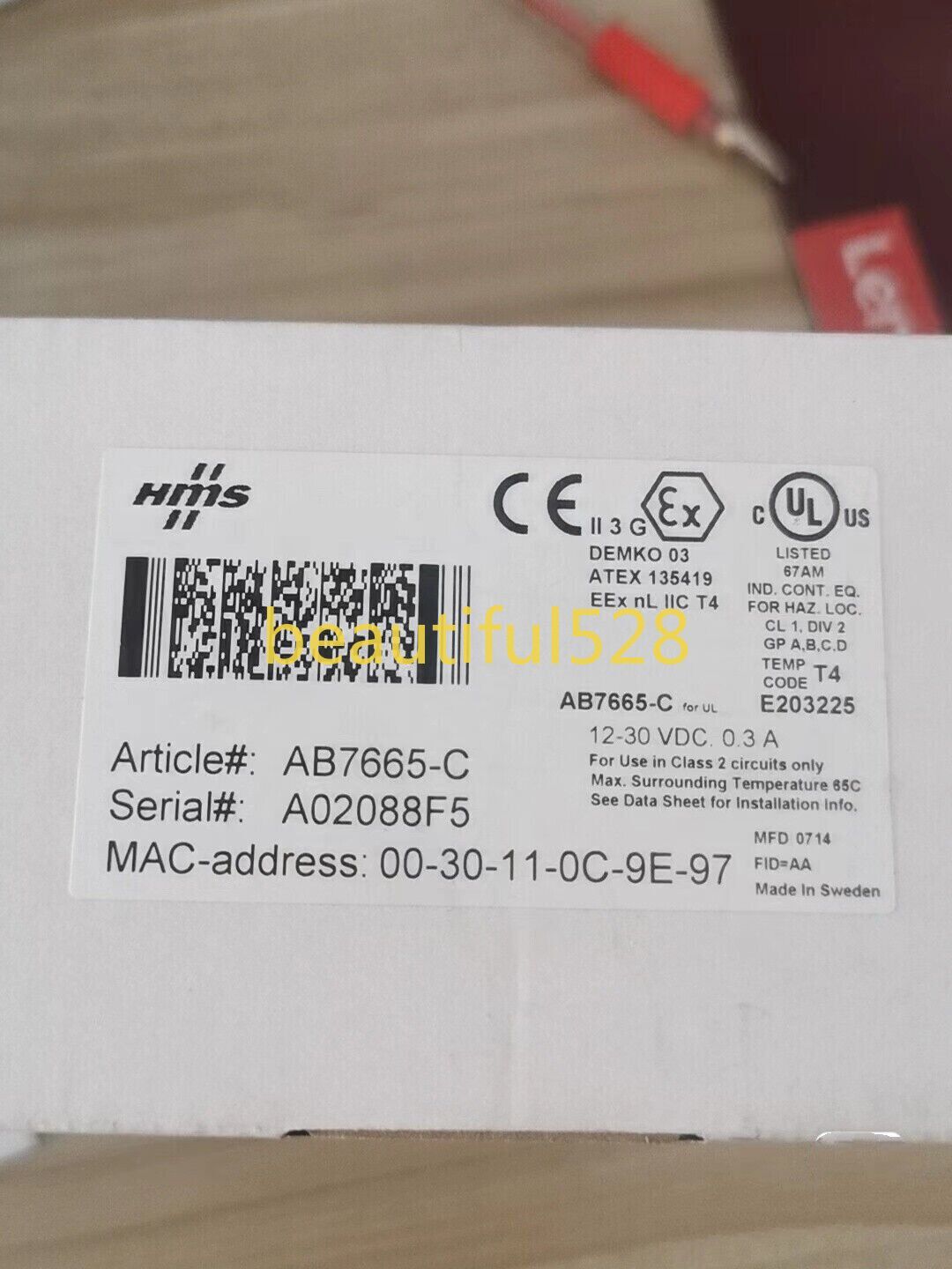1pc for New AB7665-C (by Fedex or DHL)