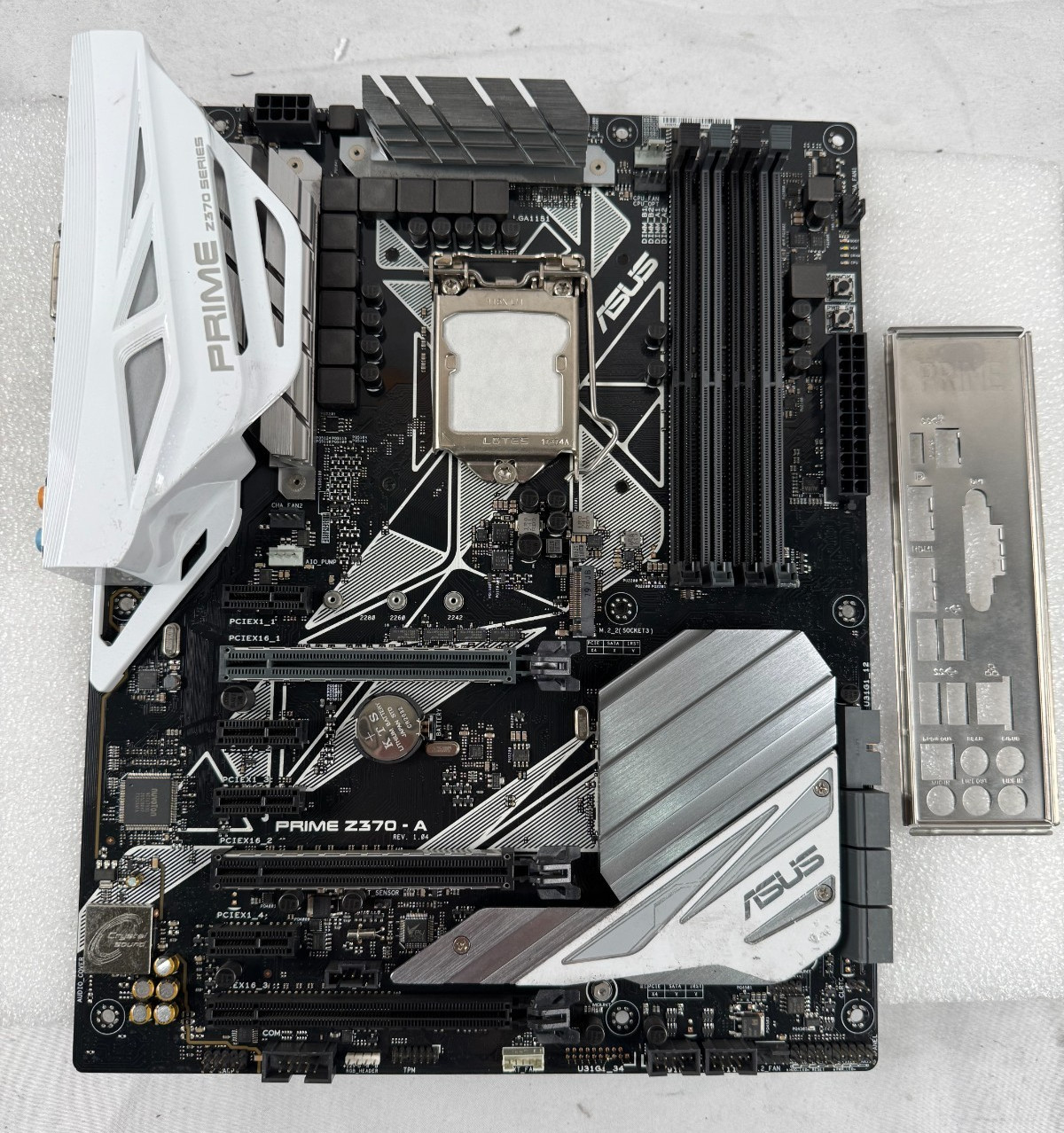 Asus Prime Z370-A LGA1151 DDR4 Motherboard with I/O Shield