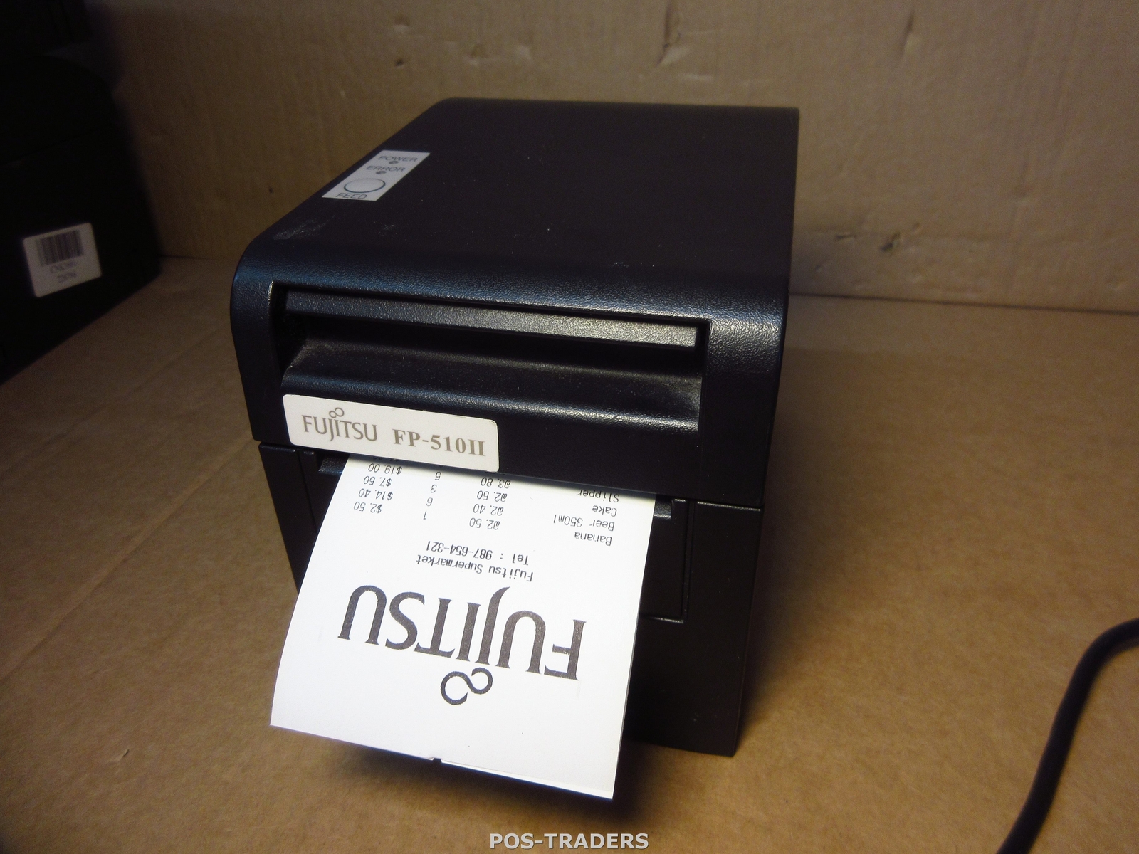 Fujitsu FP-510II USB Thermal 83mm Ticket POS Receipt Printer Black TESTED + PSU