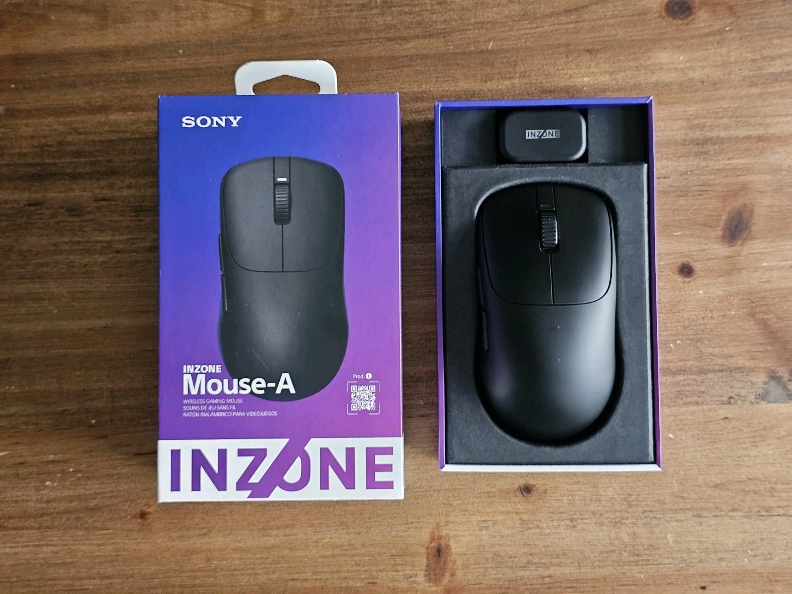 Sony INZONE Ultra Lightweight Black Wireless Gaming Mouse Complete In Box USED