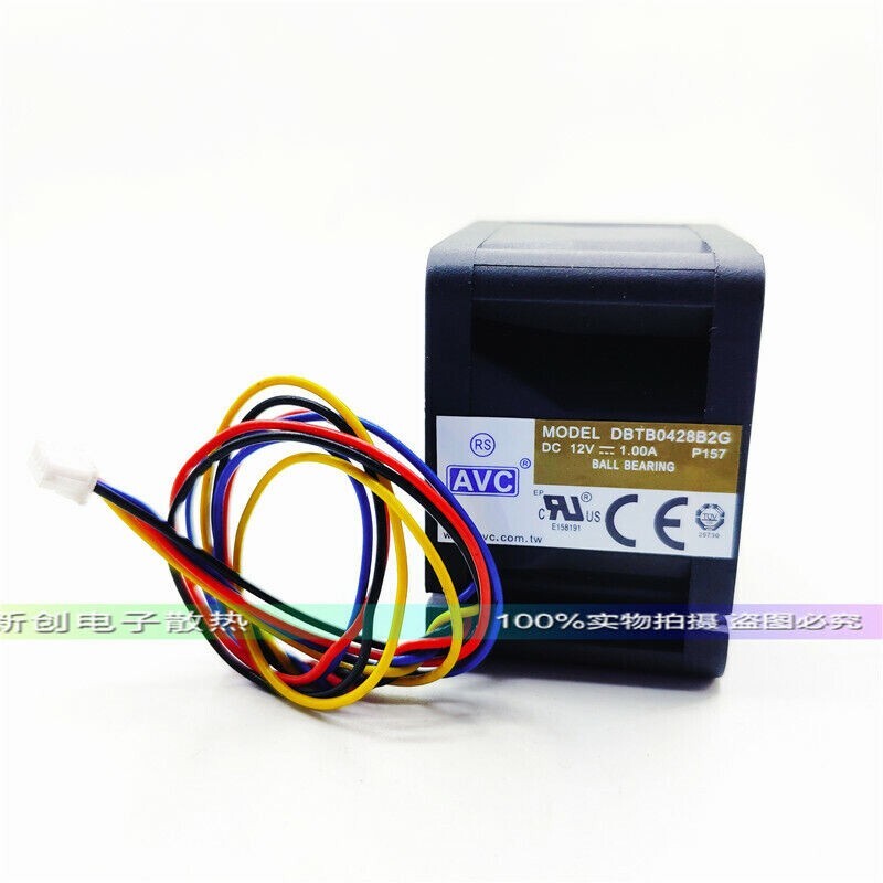 AVC DBTB0428B2G 4CM 12V 1.00A 40*40*28MM PWM  Cooling Fan 4Pin