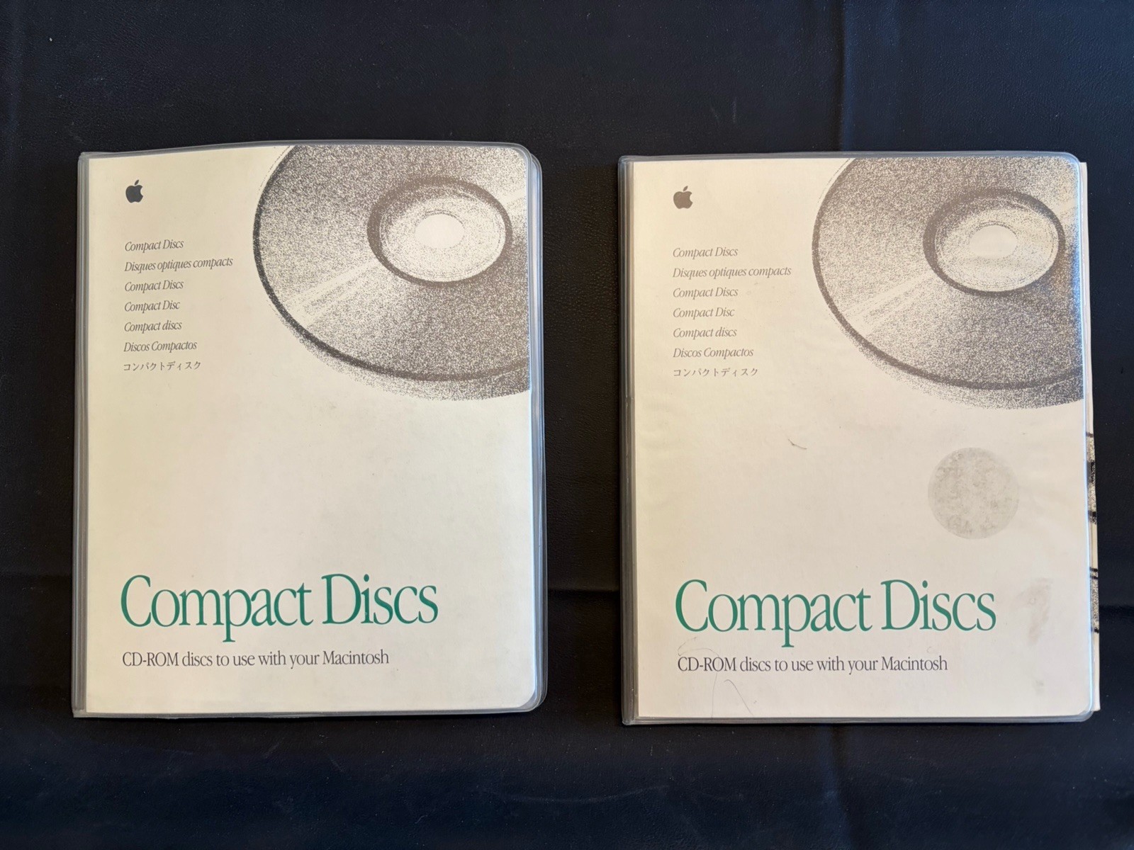 Vintage Apple Macintosh CD-ROM Lot of 18 Discs 1990s Demo Software Cases
