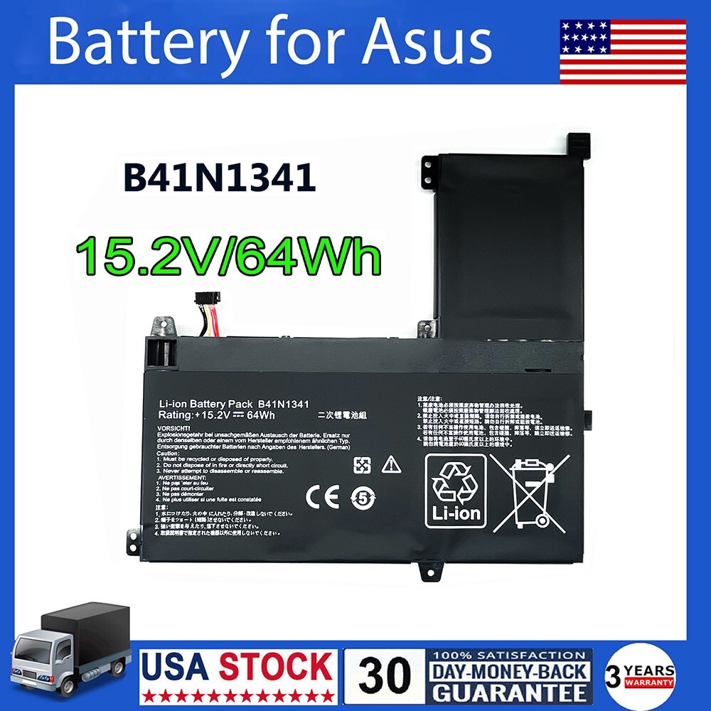 B41N1341 Battery for ASUS Q502L Q502LA Q502LA-BBI5T12/BBI5T14/BBI5T15/BSI5T14 US