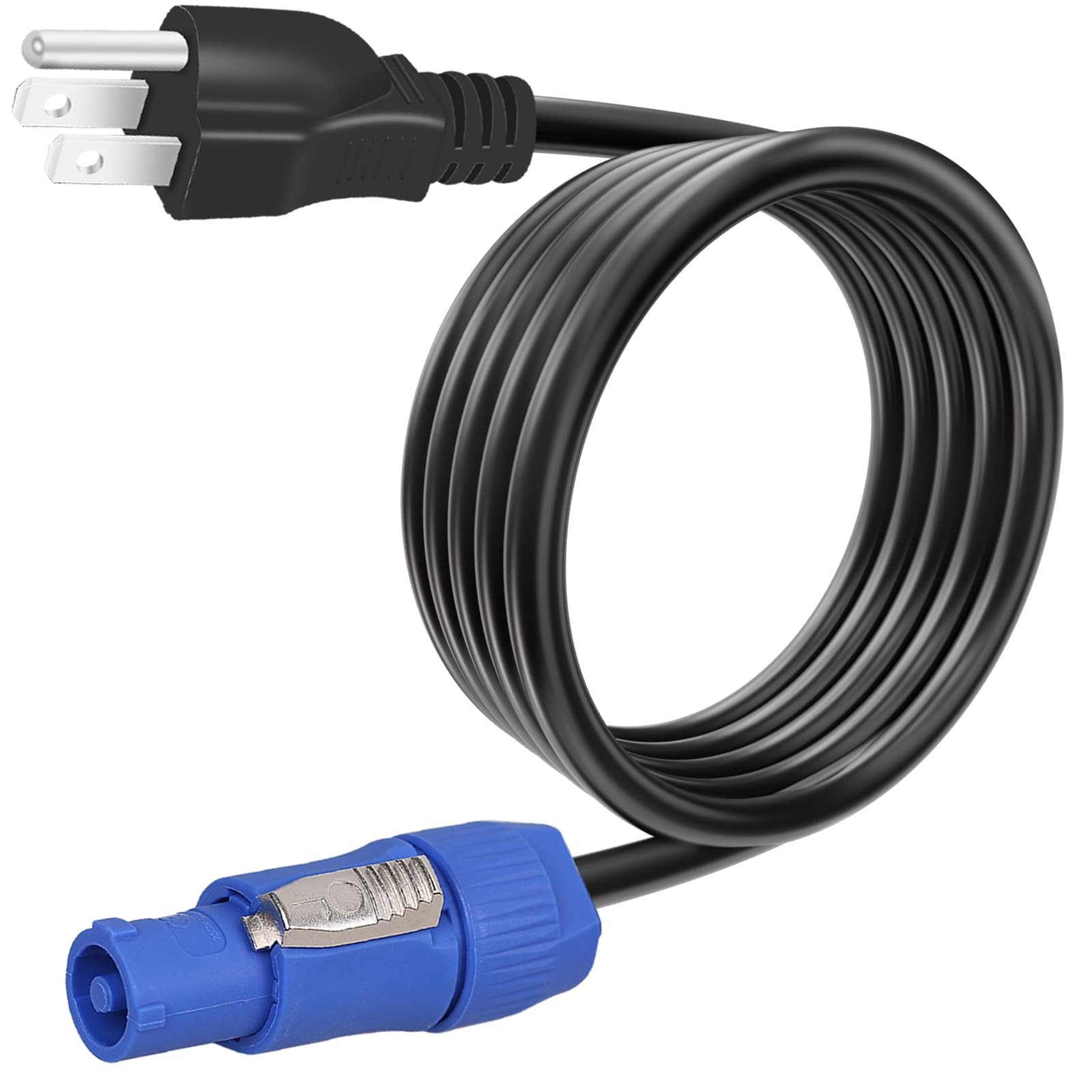 3-Prong PowerCON to NEMA 5-15P Cable 20A 3 Pin Connector for Stage Lighting 1.8M