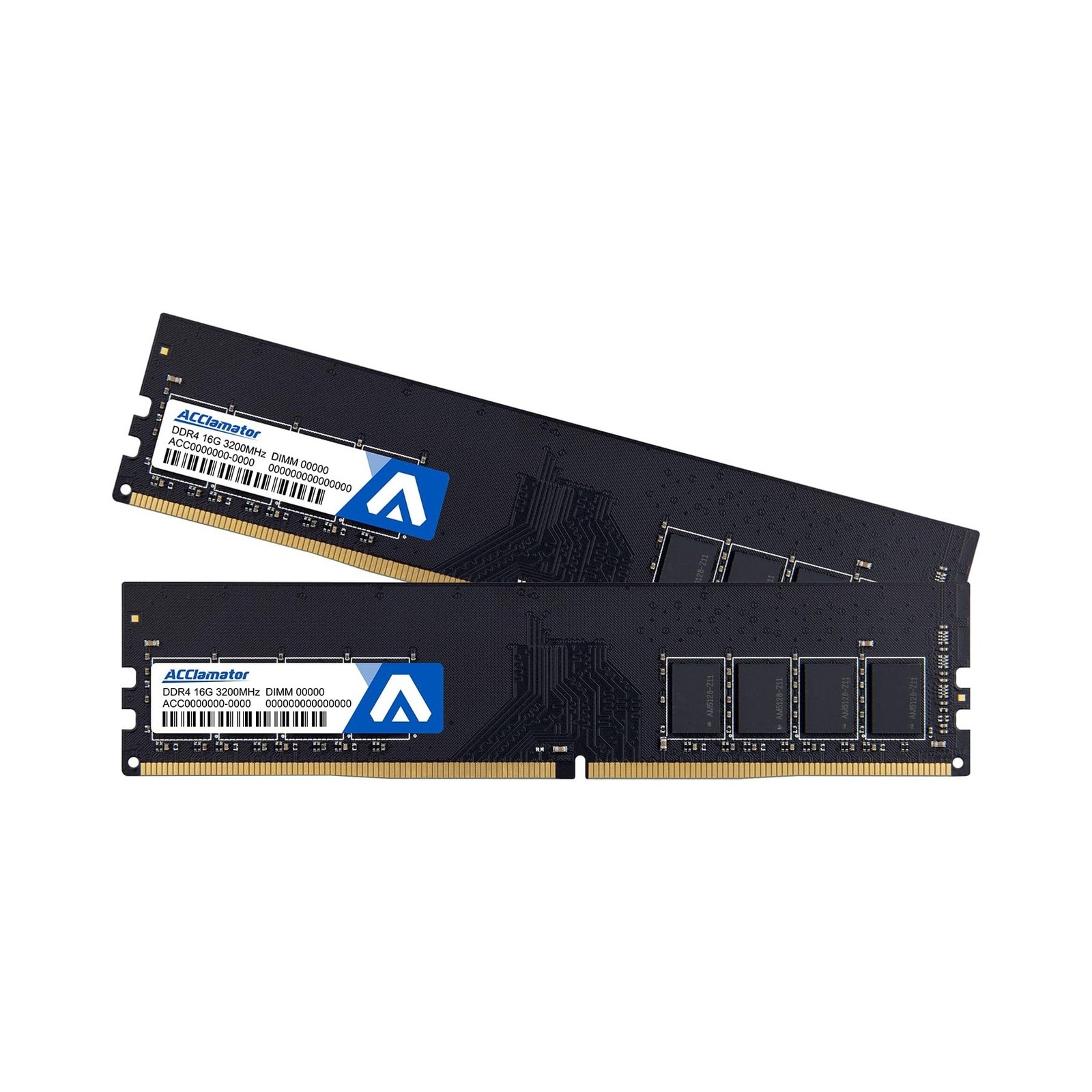 DDR4 RAM 32GB (2x16GB) 3200MHz PC4-25600 CL18 1.35V 288-pin Desktop PC Memory...
