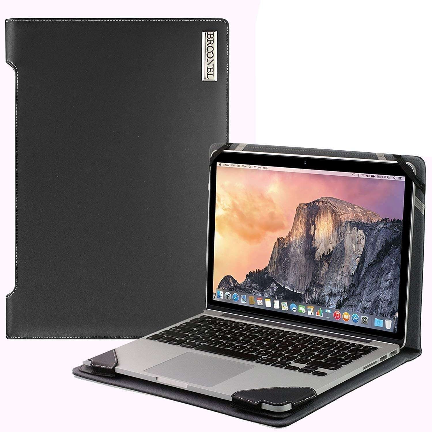 Broonel Black Laptop Profile Case For Lenovo ThinkBook Plus 13.3"