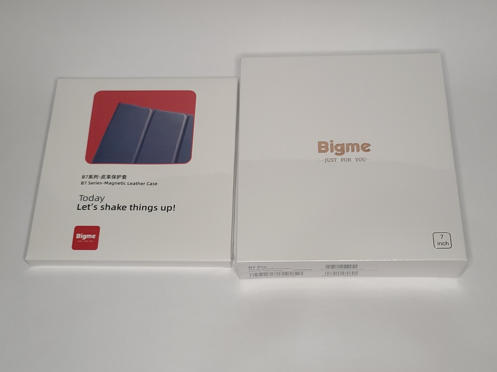 New Sealed Green Bigme B7 Pro 7in 8+256GB Color E-Ink 4G Tablet Case Bundle 