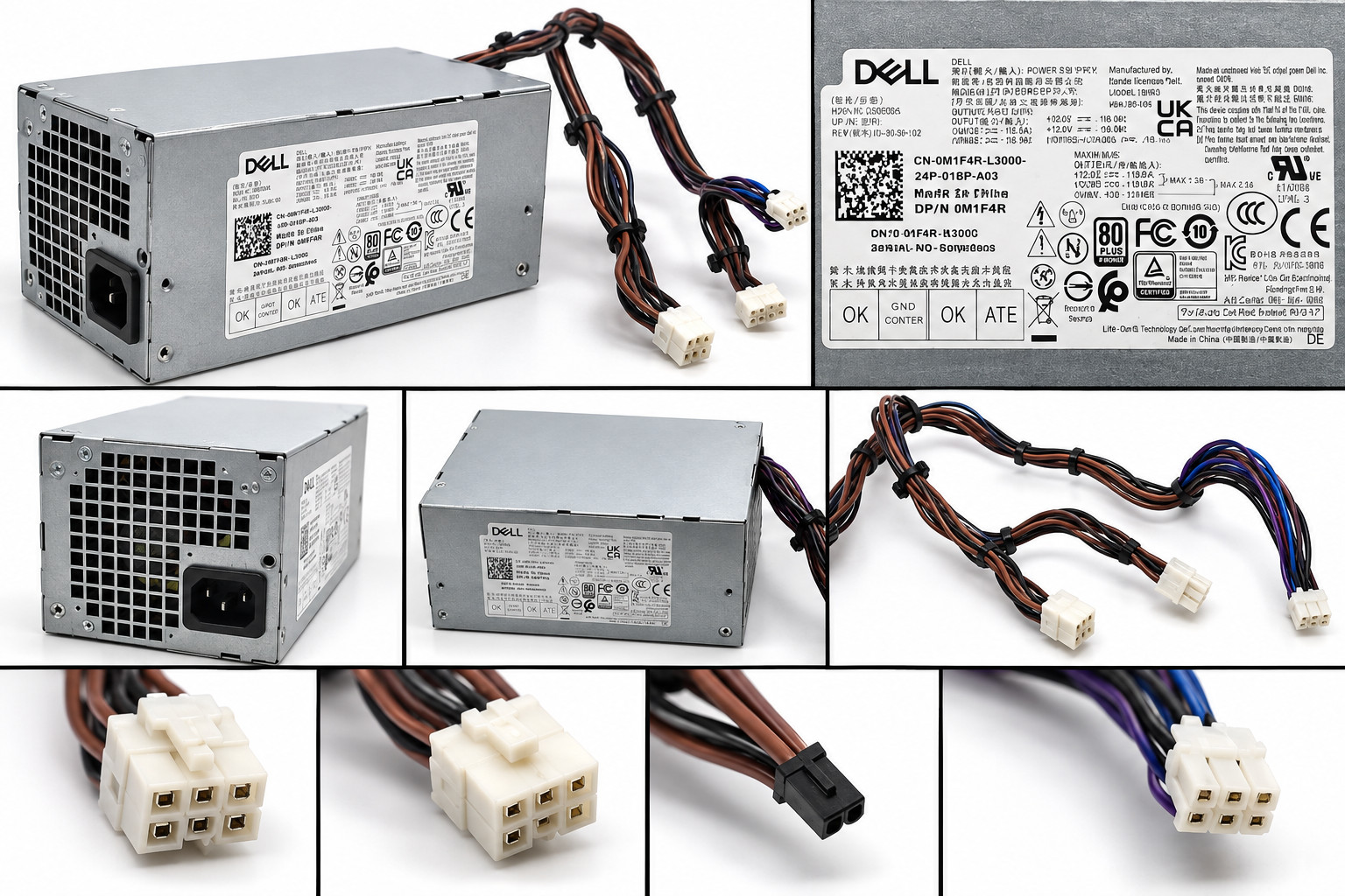 Genuine Dell XPS 8940 OEM Power Supply PSU w/ Cables - Tested Working