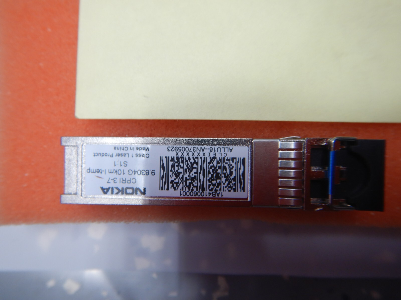 18 QTY NOKIA 10GB SFP+ 1AB410060001  SPP-10E-LR-IDFF-AW4 Transceiver SFP-10G-LR