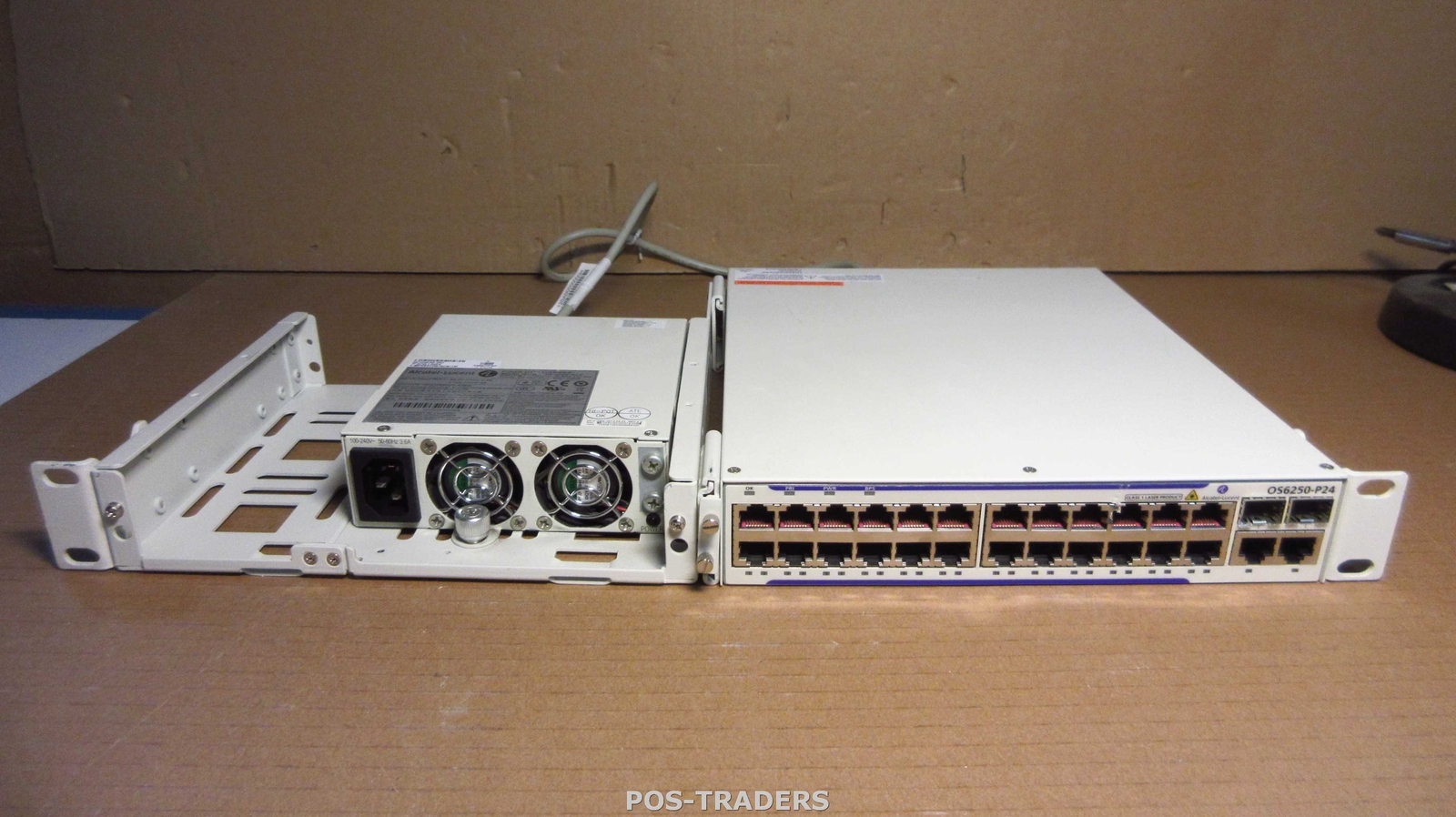 Alcatel Lucent OS6250-P24 24-Port Gigabit INCL 1x PS-225W-AC-P + CABLE Switch