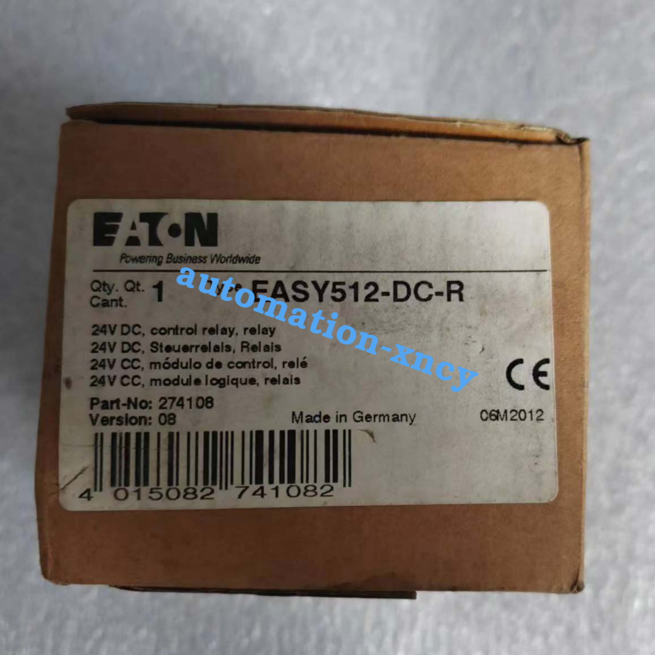 New Eaton EASY512-DC-R Control Relay Fast Shipping via FedEx or DHL