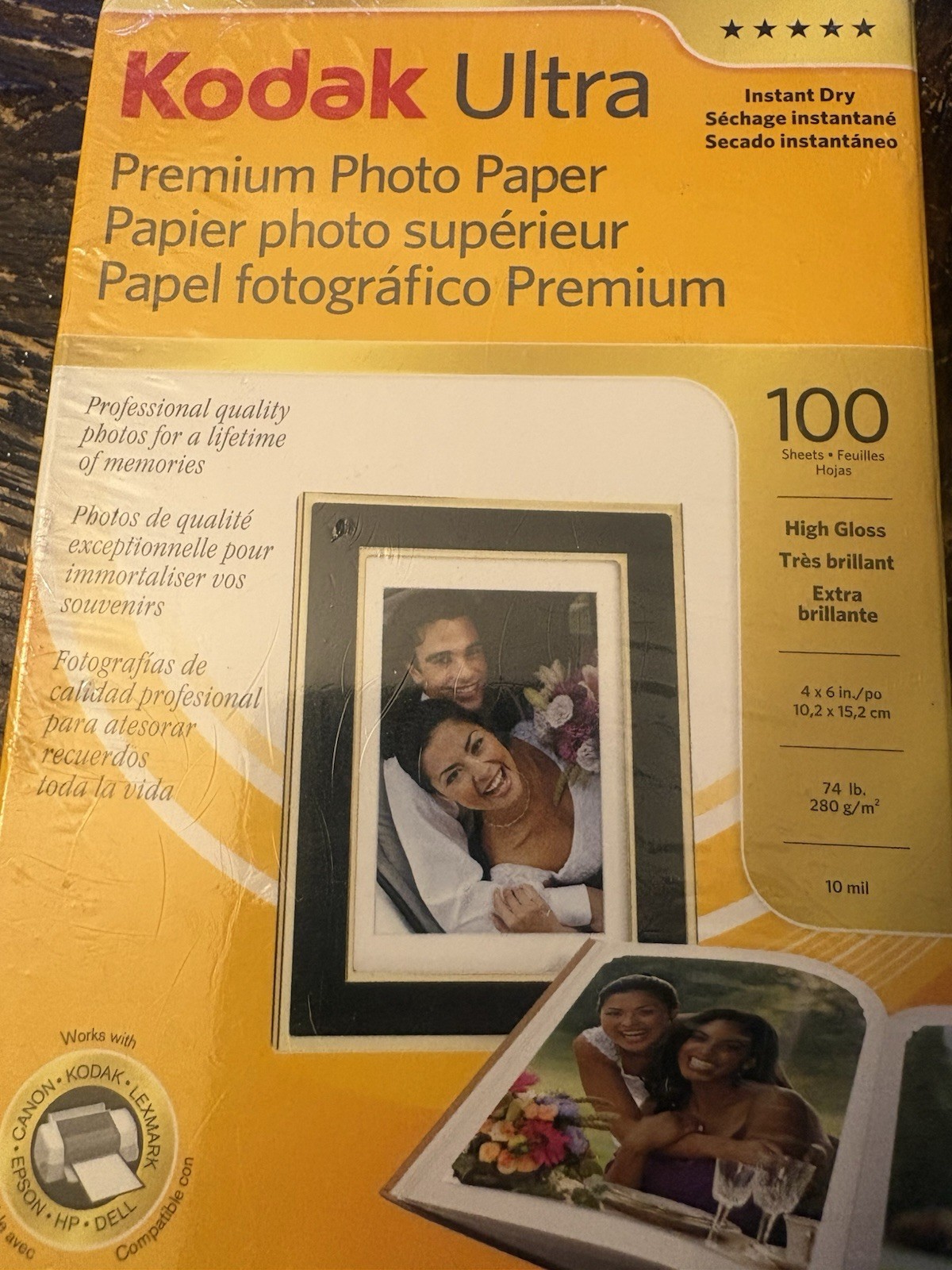 Kodak Ultra Premium Photo Paper 4 x 6 Inches High Gloss 100 Sheets
