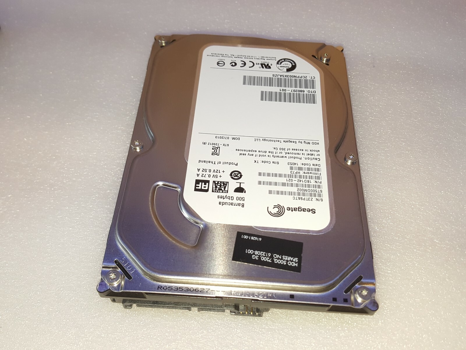HP Pavilion p6140f - 500GB 3.5" SATA Hard Drive Windows 7 Home Premium 64-Bit