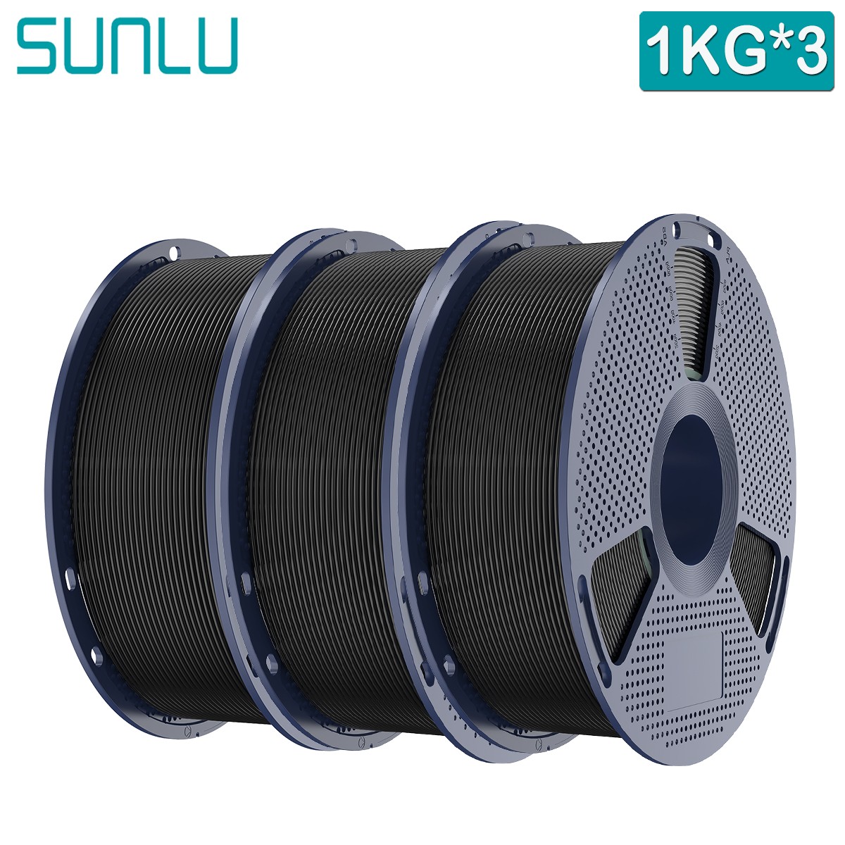 SUNLU PLA 3KG/5KG/10KG 3D Printer Filament 1.75mm PLA 1KG/Spool Easy to print