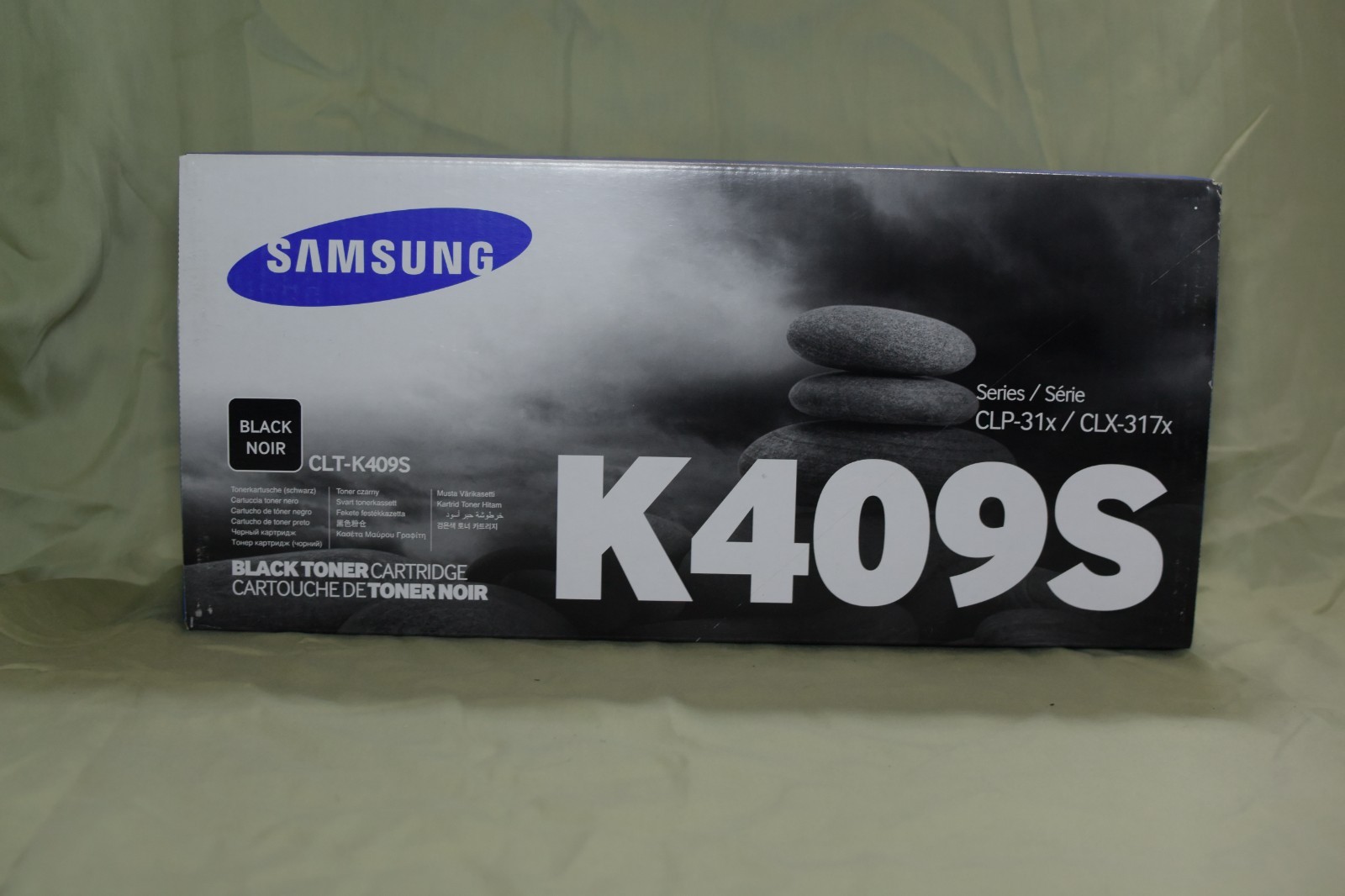 Genuine Samsung K409S Black Cartridge for CLP-31x, CLX-317x - CLTK409S/XAA