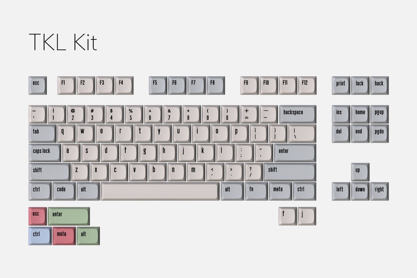 NEW Drop + MiTo XDA Canvas Keycap Set TKL Tenkeyless Kit Keyboards 94 PBT Keys