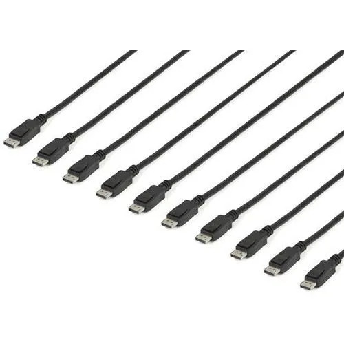 STARTECH DISPLPORT15L10PK 10 PACK 15FT/4.6M VESA CERTIFIED DISPLAYPORT V1.2 CA