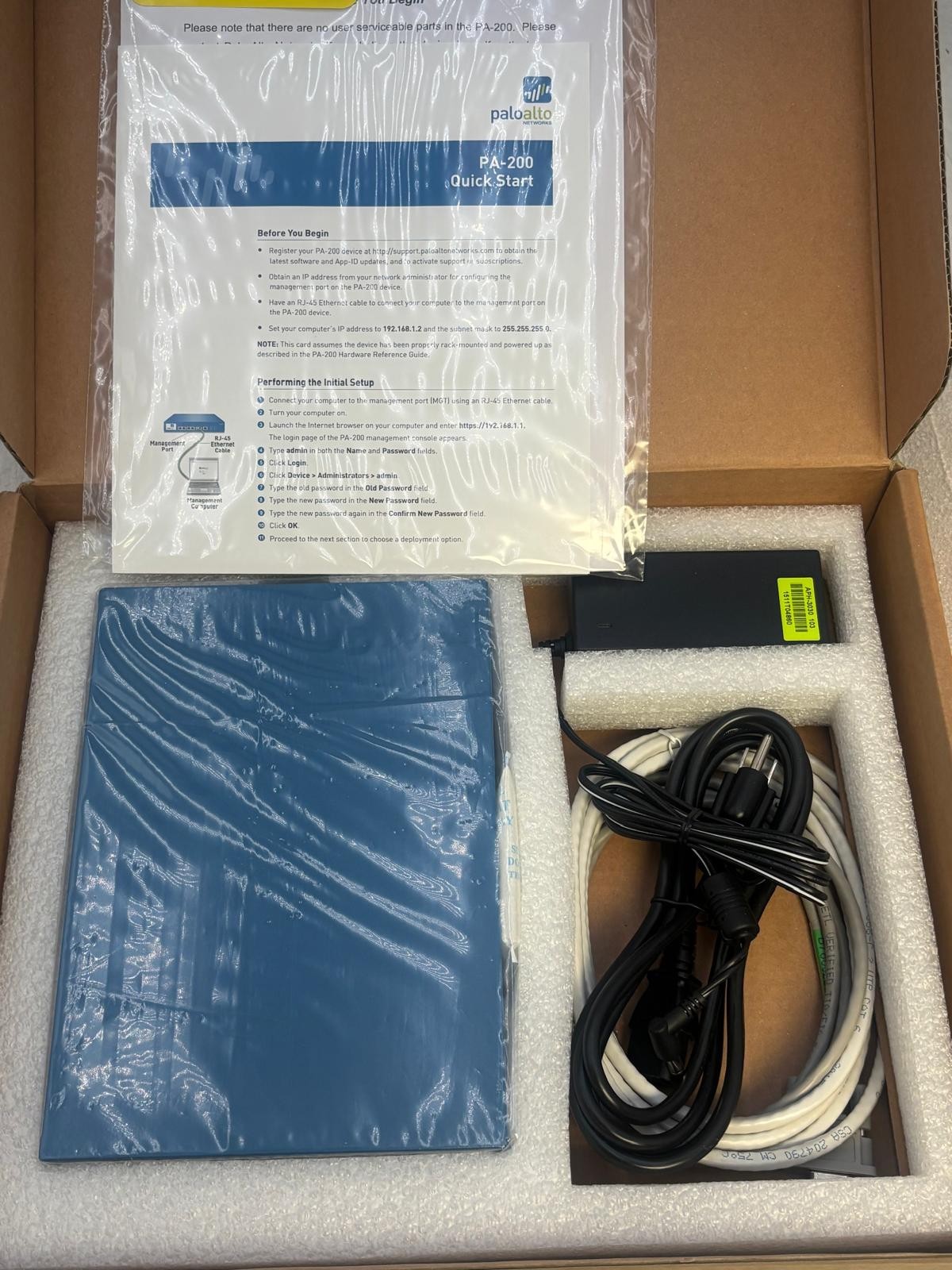 Palo Alto Networks PA-200 Firewall Appliance - New Open Box