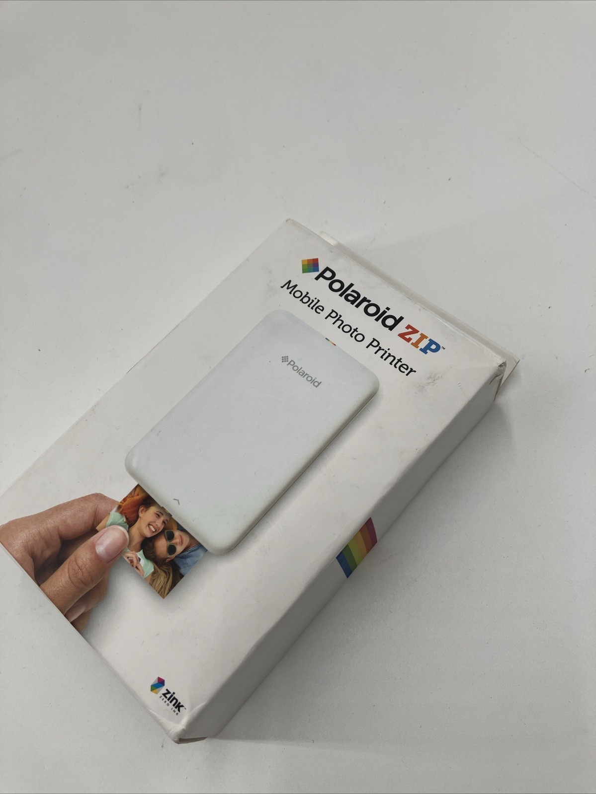 New Polaroid Zip Mobile Instant Photo Printer White OPEN BOX Company Logo