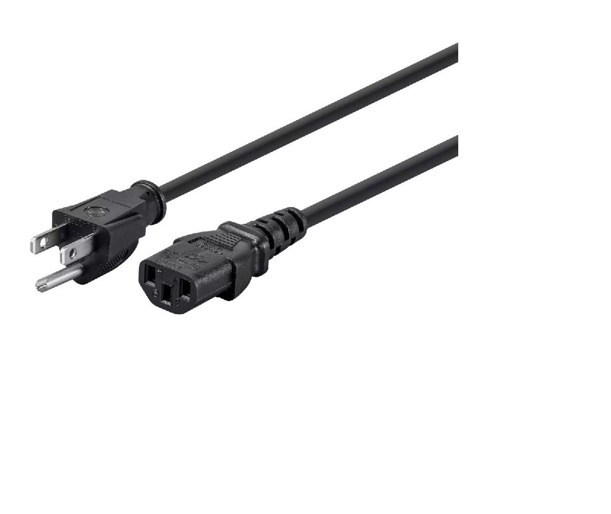 Lot of New 3 Prong AC Power Cord 3 Feet