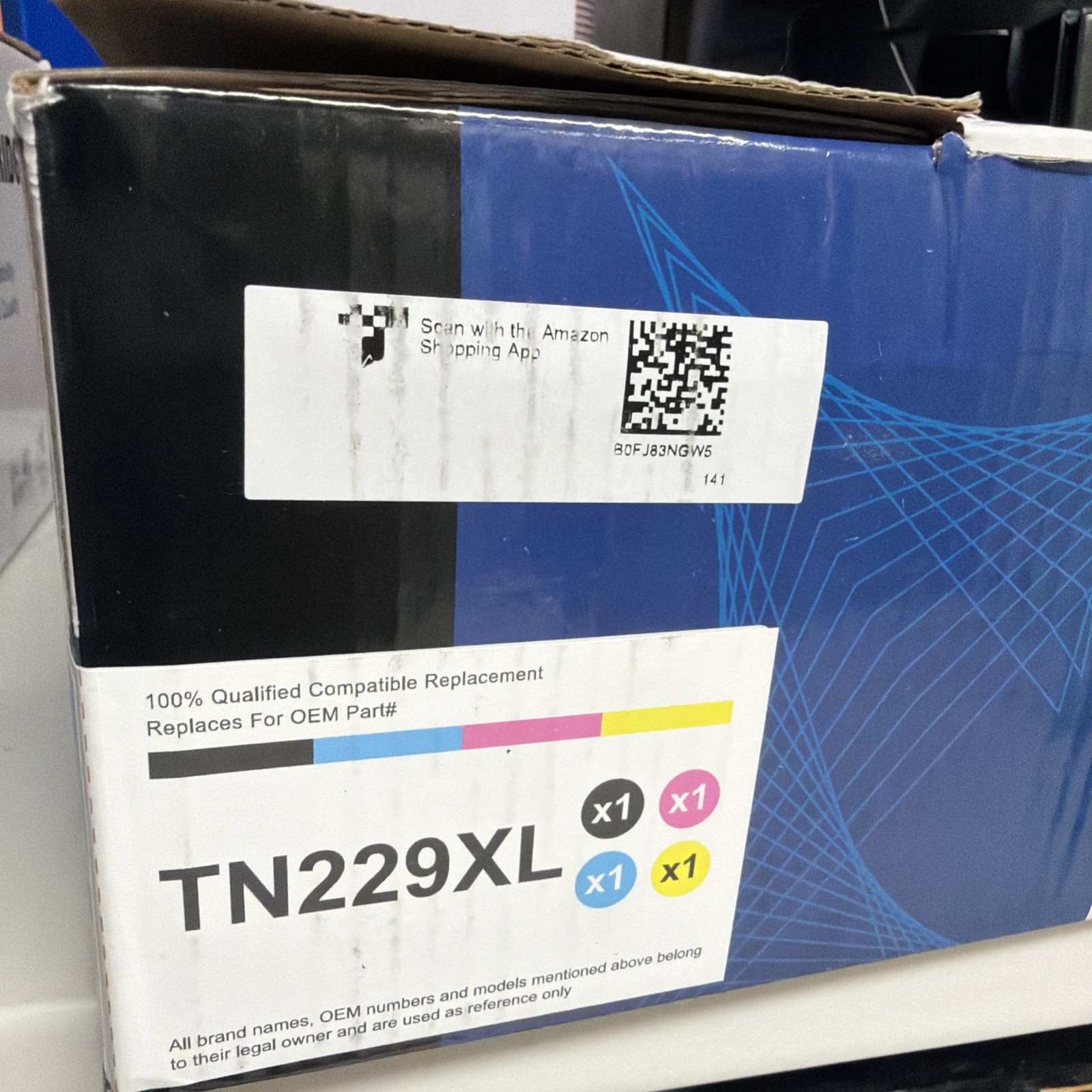 TN 229XL printer toner cartridges set of 4