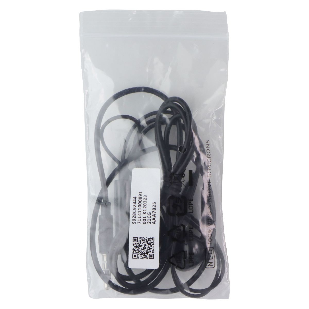Motorola 2-S 3.5MM Wired Earbuds with Microphone - Black (S928C92444)